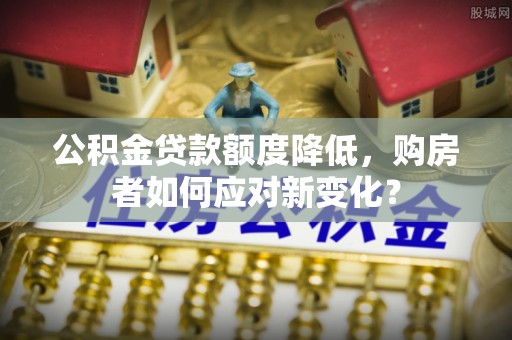 当阳公积金贷款额度降低，购房者如何应对新变化？