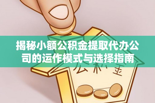 当阳揭秘小额公积金提取代办公司的运作模式与选择指南