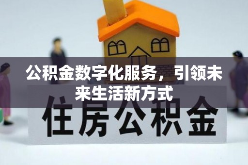 当阳公积金数字化服务，引领未来生活新方式