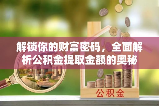 当阳解锁你的财富密码，全面解析公积金提取金额的奥秘