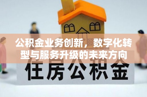 当阳公积金业务创新，数字化转型与服务升级的未来方向