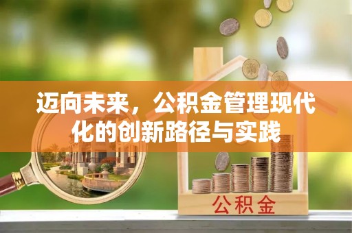 当阳迈向未来，公积金管理现代化的创新路径与实践