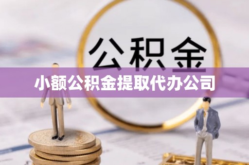 当阳小额公积金提取代办公司