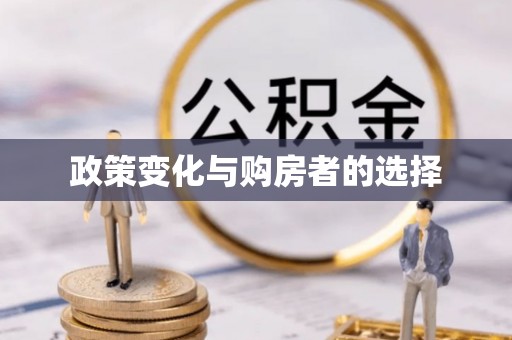 当阳政策变化与购房者的选择