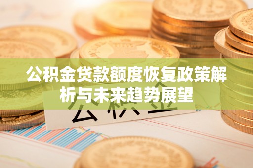 当阳公积金贷款额度恢复政策解析与未来趋势展望