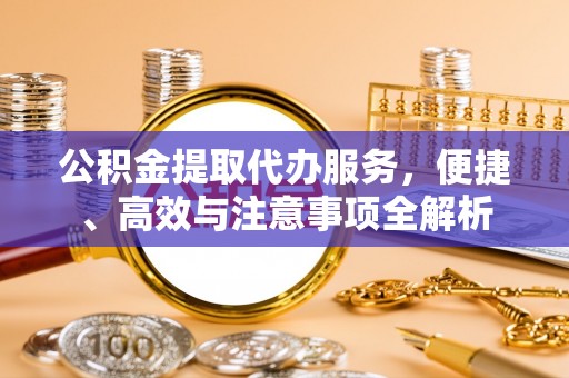 当阳公积金提取代办服务，便捷、高效与注意事项全解析