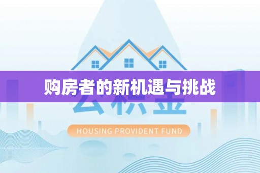 当阳购房者的新机遇与挑战