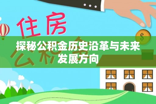 当阳探秘公积金历史沿革与未来发展方向