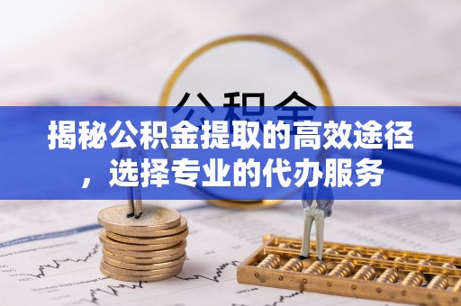 当阳揭秘公积金提取的高效途径，选择专业的代办服务