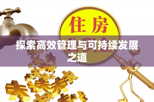 当阳探索高效管理与可持续发展之道