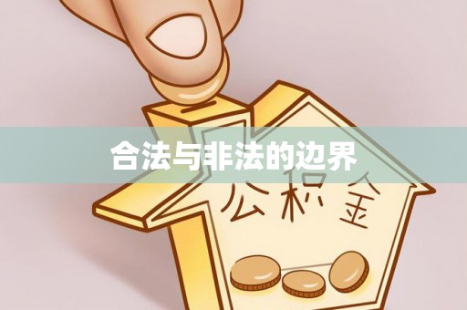 当阳合法与非法的边界