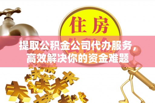 当阳提取公积金公司代办服务，高效解决你的资金难题