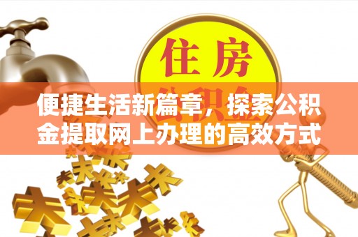 当阳便捷生活新篇章，探索公积金提取网上办理的高效方式