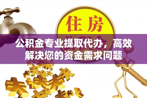 当阳公积金专业提取代办，高效解决您的资金需求问题